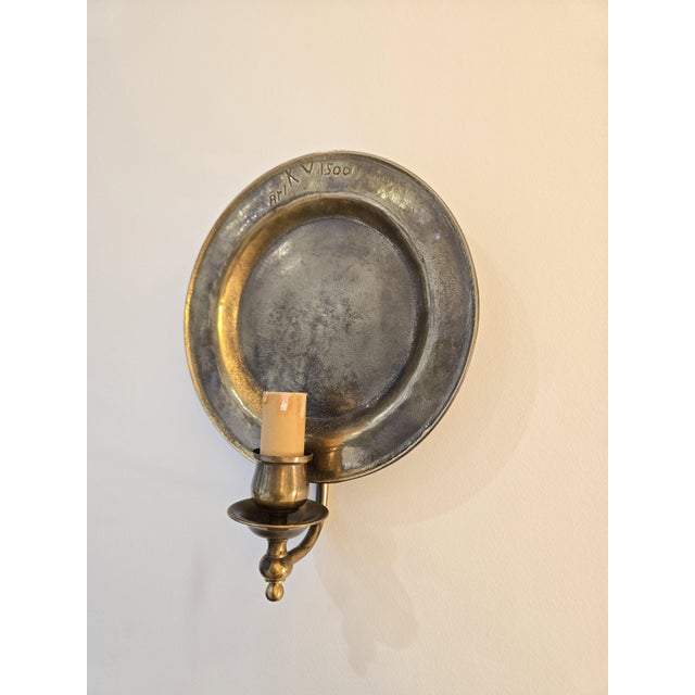 Vintage Bronze Wall Lights from Ari KV 1500, 1920s, Set of 2 For Sale - Image 9 of 12