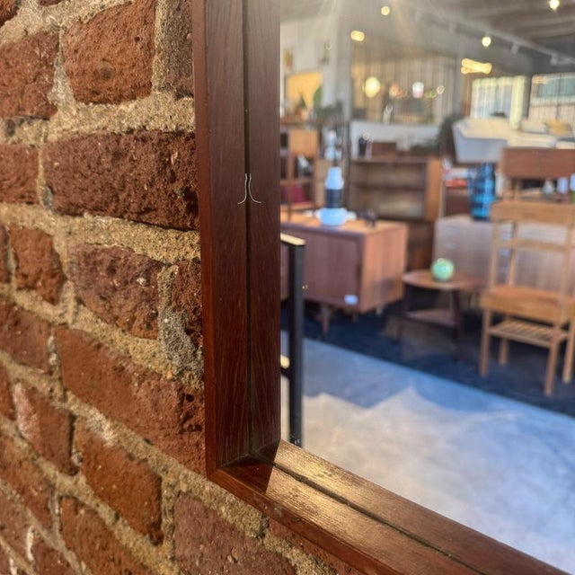Rectangular Teak Mirror, 1960s For Sale - Image 3 of 5