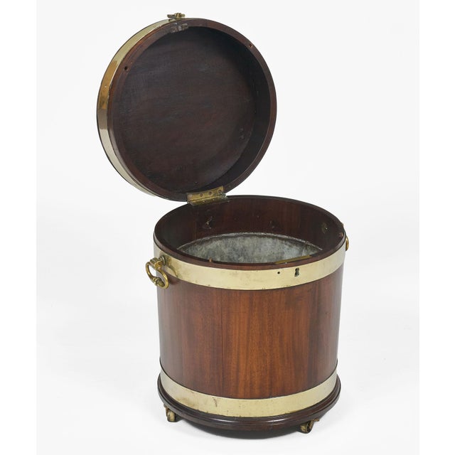 Early 19th Century Early 19th Century Regency Mahogany Wine Cooler For Sale - Image 5 of 10