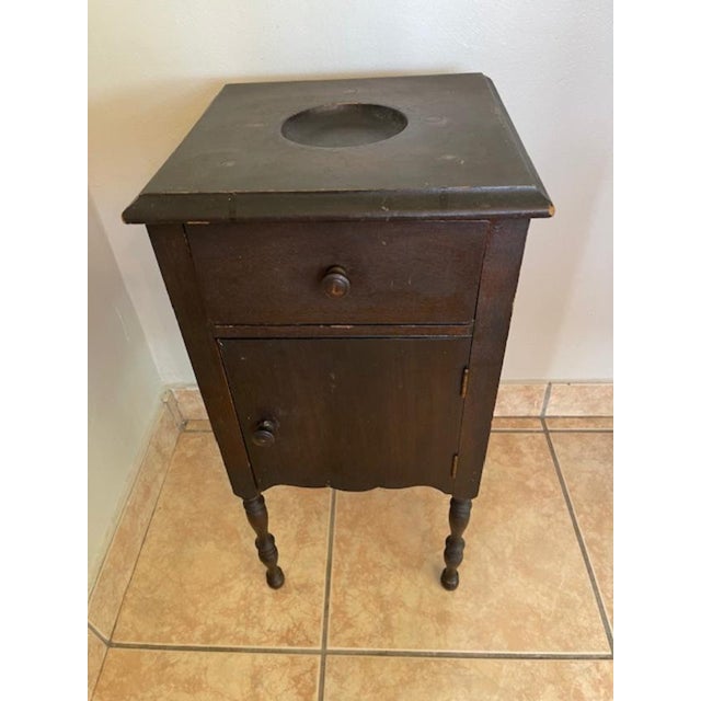 Handcrafted, no makers mark. Age unknown, believed to be 1920s or 1930s. This one of a kind, unique copper lined side or...