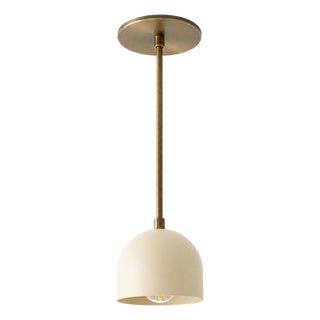 Minimalist Dome Pendant Light, Brass Kitchen Island Lighting, Modern Ceiling Hanging Lamp, Brass Pendant Fixture, E26 E27 Custom Drop Light For Sale