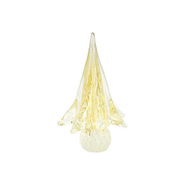 1960s Gold Murano Art Glass Tree Chairish