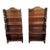 Pair of Edwardian Style Fretted Mahogany Open Waterfall Etagere Bookcases For Sale