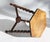 Brown Antique Rustic Farmhouse Hexagon Wooden Barley Twist Plant Stand, 1920s For Sale - Image 8 of 9