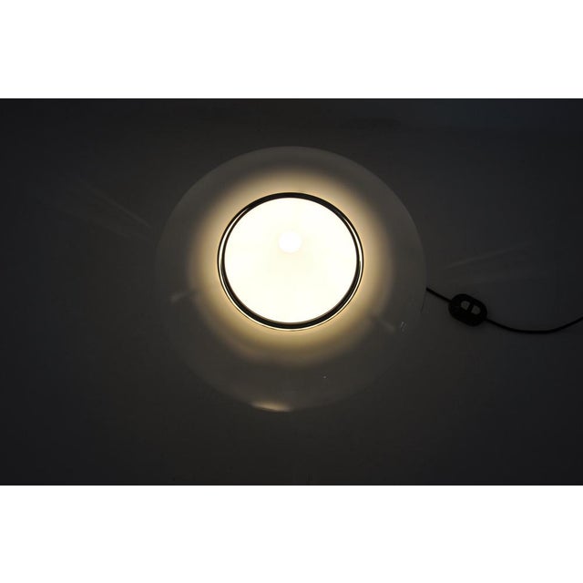 White Brumbury Table Lamp by Luigi Massoni for Guzzini, 1970s For Sale - Image 8 of 17