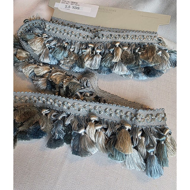 Traditional 2.5 Yds Silk Tassel Fringe For Sale - Image 3 of 5