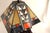 Remington Bronze "The Outlaw" Table Lamp W/ Stained Glass Shade in Mission Style For Sale - Image 9 of 13