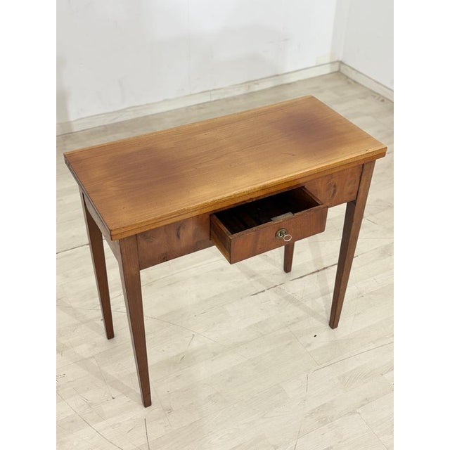 Antique Mahogany Console Table with Drawers For Sale - Image 3 of 12