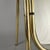 Oval Floor Mirror in Gold Metal, 1980s For Sale - Image 3 of 7