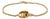 Cartier Interlocking Love Bracelet 18k Yellow Gold For Sale