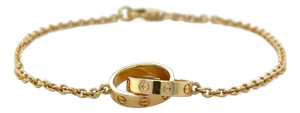 Cartier Interlocking Love Bracelet 18k Yellow Gold