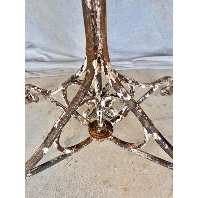 French 19th Century French Arras Iron Garden Table For Sale - Image 3 of 12