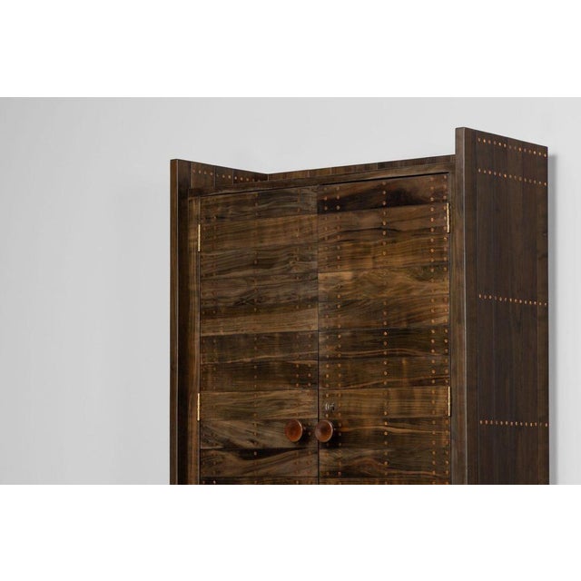 Brown Town Hall Budel Cabinet by Jan de Jong, Netherlands, 1967 For Sale - Image 8 of 18
