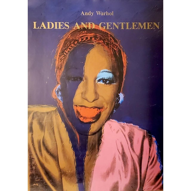 Ladies and Gentlemen Original Poster after Andy Warhol, 1989 For Sale