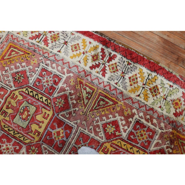 Antique Zabihi Collection Turkish Konya Rug - 4'5" x 7'10" For Sale - Image 9 of 12