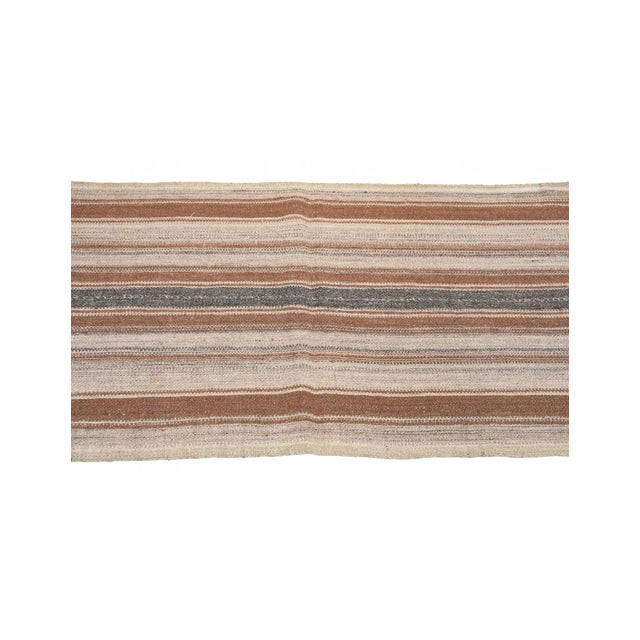 Vintage Small Decorative Kilim Rug - 2`7″ X 4`7″ For Sale - Image 4 of 6