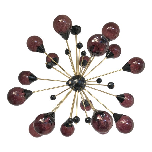 21st Century Murano Nebula Sputnik Chandelier by Fabio LTD For Sale