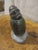Artist Signed Vintage Inuit Soapstone Sculpture of a Hunter With a Fish For Sale In Phoenix - Image 6 of 6