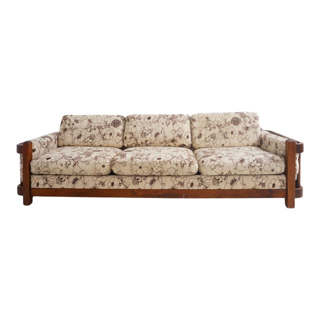 Floral Print Sofa by Carsons, 1970s For Sale
