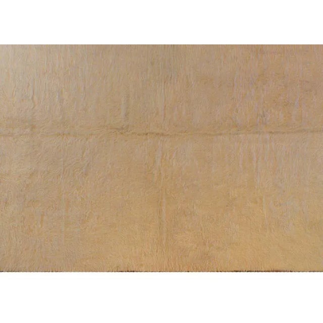 Mid-Century Modern Midcentury Turkish Siirt Blanket For Sale - Image 3 of 9