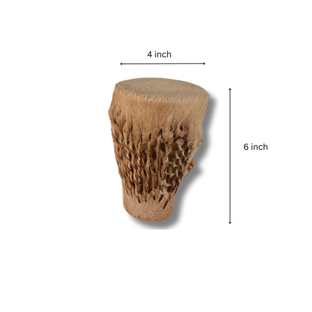 These drums are hand crafted in wood bark with goat hide hair and rope twisted rawhide. They are from the 1960’s and in...