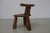 Brown Primitive Elm T Tripod Side Chair, Denmark, 1970s For Sale - Image 8 of 18