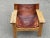 Safari Pine and Leather Chair First Edition attributed to Karin Mobring, 1970s For Sale - Image 10 of 12