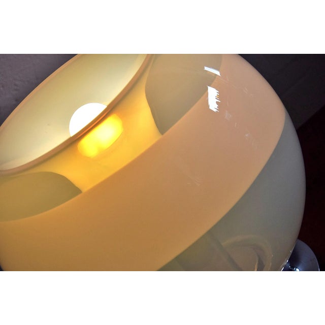 1970s Vintage Hand-Blown Glass Table Lamp from Mazzega For Sale - Image 5 of 9