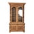 French 19th Century Tall French Bleached Carved Bookcase Display Cabinet For Sale - Image 3 of 17