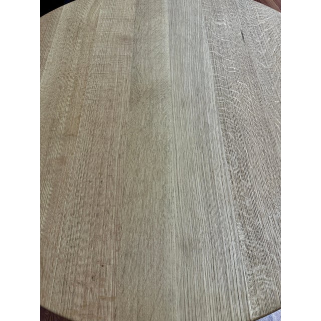 Sori Yonagi for Hida Bleached Oak Table and Chairs Reissue 2022 - Set of 5 For Sale - Image 9 of 12