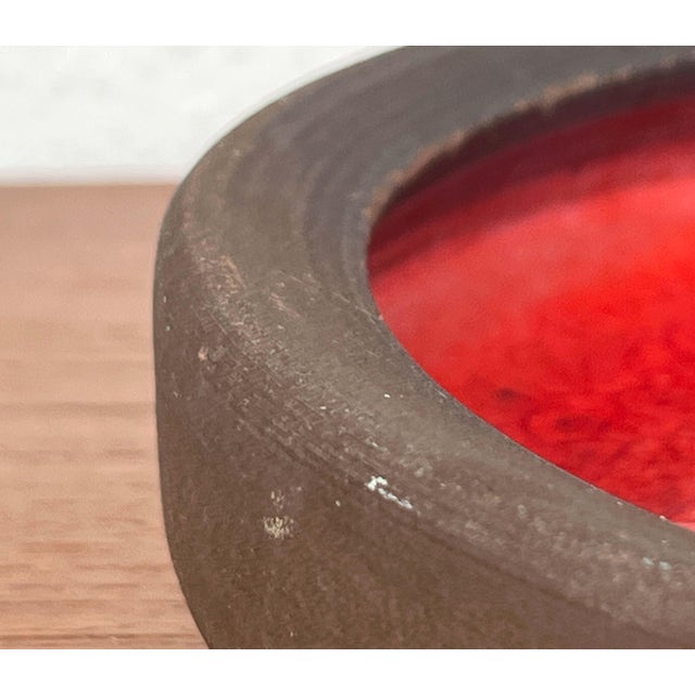 Mid-Century Modern Danish Studio Pottery Bowl, Svaneke, Bornholm, 1960s For Sale - Image 16 of 18