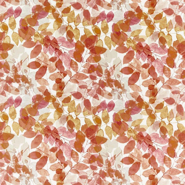 Harlequin Expose Fabric in Rosewood/Saffron/Parchment - a Sample For Sale