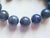 Natural Lapis Lazuli Necklace With Agate Druzy Clasp For Sale - Image 4 of 7