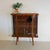 Vintage Art Deco Display Cabinet with Glass Slats in Warm Walnut Veneer, 1950s For Sale - Image 3 of 14