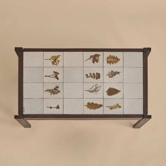 French Garrigue Ceramic Tile Coffee Table by Roger Capron, 1960s For Sale In Chicago - Image 6 of 13