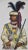 Portraiture Billy Bowlegs, Seminole Chief: Original McKenney & Hall Hand-Colored Lithograph, 1865, Framed For Sale - Image 3 of 7