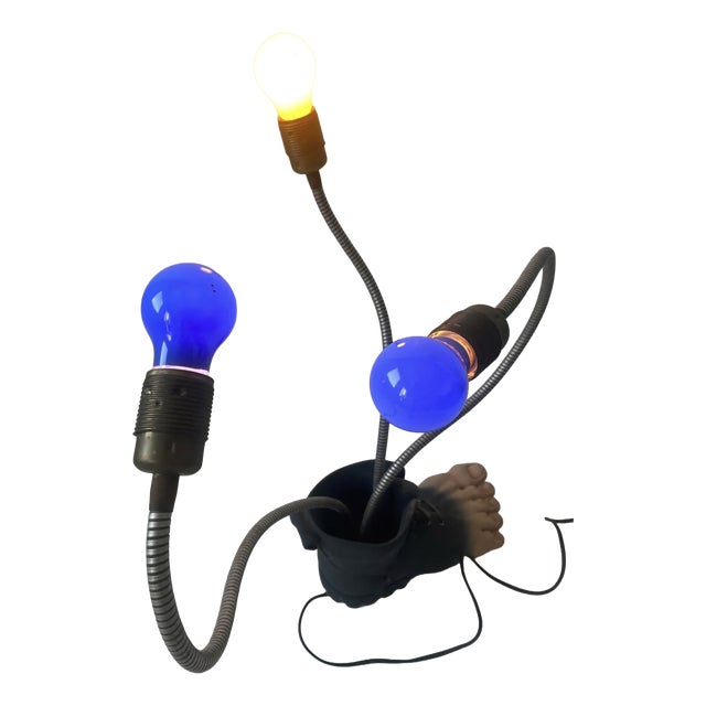 Postmodern Lamp Sculpture from Rene Magritte, 1980s For Sale