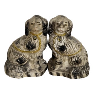 Antique Chimney Dogs, 1900, Set of 2 For Sale