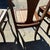 Vintage Wooden Dining Chairs With Studded Cushions- Set of 6 For Sale - Image 9 of 10