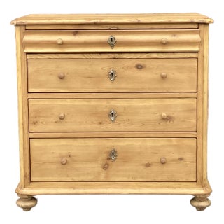 Pine Chest of Four Drawers, Denmark For Sale