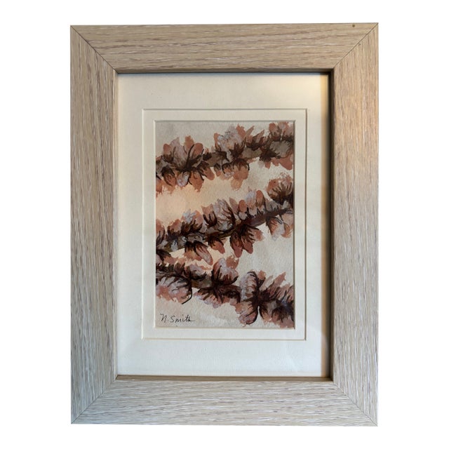 *First Bloom* – Original Watercolor of Spring Blossoms For Sale