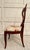 Vintage Italian Biedermeier Style Walnut Side Chair With Sculptural Heart Back For Sale - Image 11 of 14