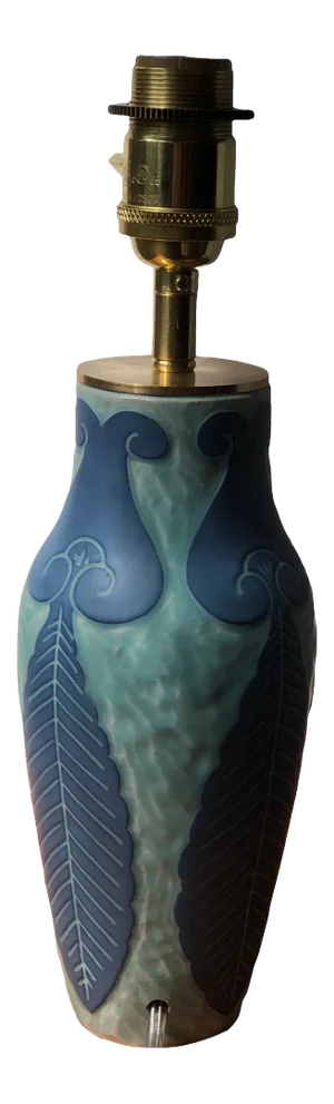 Stoneware Sgrafitto Table Lamp by Ekberg Josef for Gustavsberg, 1950s