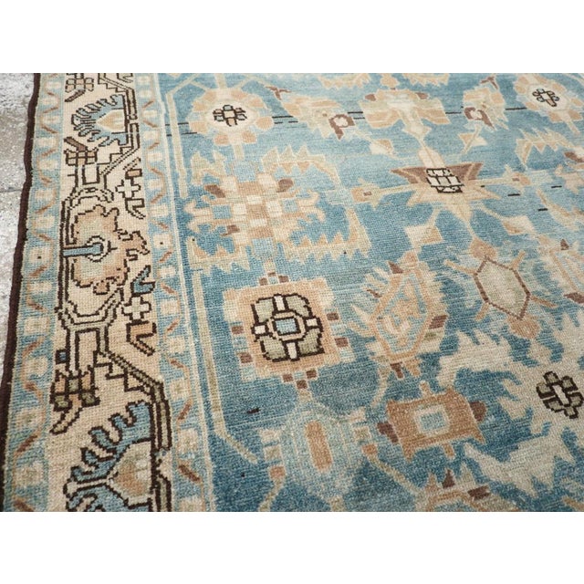 Rustic Galerie Shabab Collection Mid-20th Century Persian Malayer Accent Rug For Sale - Image 3 of 8