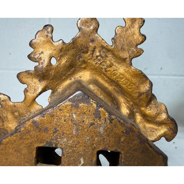 Antique 19th Century Victorian Cast Iron Bear & Beehive Original Still Coin Bank For Sale - Image 13 of 13