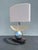 Mid-Century Modern Vintage Postmodern Lucite and Chrome Lamp For Sale - Image 3 of 7