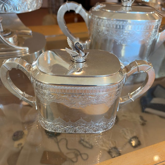 19th Century Gorham Sterling Silver Coffee and Tea Set - 7pcs For Sale In Aspen - Image 6 of 12
