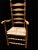 1920s Americana High Country Style Ladder-Back Chairs - Set of 2 For Sale - Image 10 of 10