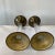 Modern Pair of 1980s Lucite and Brass Candlesticks For Sale - Image 3 of 5