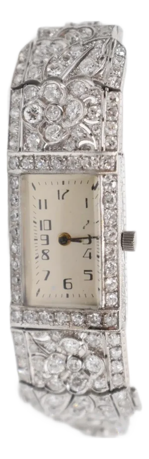Mid 20th Century Diamond Wrist Watch